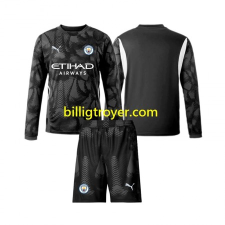 Billige Fotballdrakter Manchester City Keeper Barn Fjerdedraktsett 2024/25 Langermet